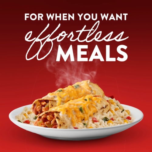 Stouffer's Family Size Chicken Enchiladas Frozen Meal Perspective: top