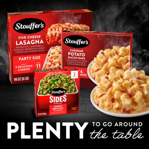 Stouffer's® Cheddar Potato Bake Frozen Meal Perspective: top