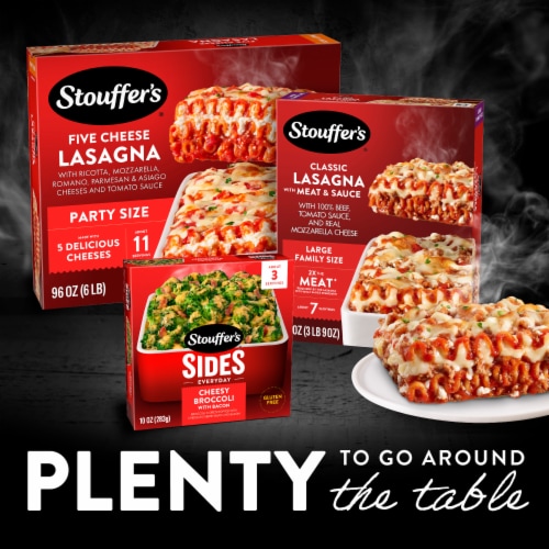 Stouffer's® Classics Lasagna with Meat & Sauce Family Size Frozen Meal Perspective: top