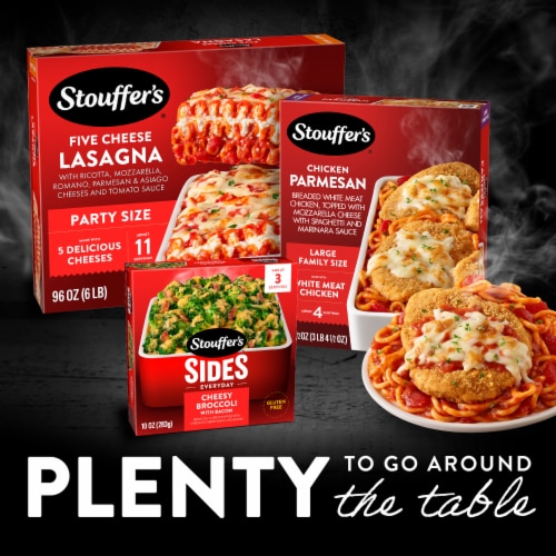 Stouffer’s Chicken Parmesan Large Family Size Frozen Pasta Frozen Dinners Perspective: top
