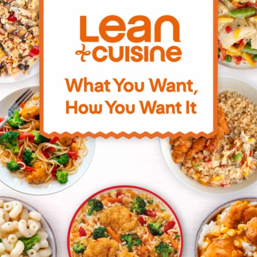 Lean Cuisine Lemon Garlic Shrimp Stir Fry Frozen Meal Perspective: top