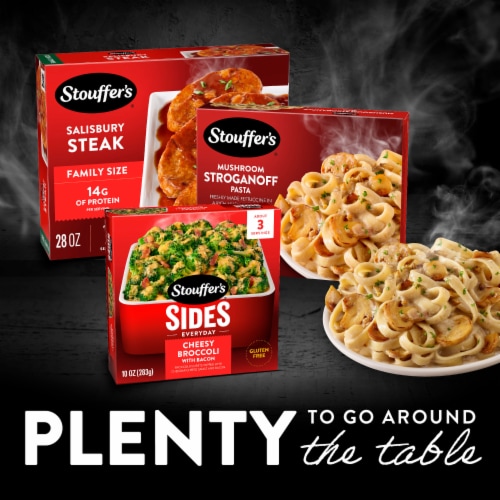 Stouffer’s Mushroom Stroganoff Pasta Single Serve Frozen Mushroom Pasta Easy Meals Perspective: top