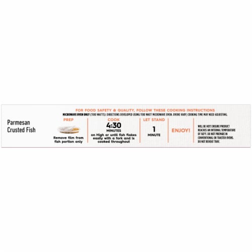 Lean Cuisine® Features Parmesan Crusted Fish Frozen Meal Perspective: top