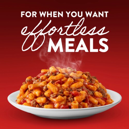 Stouffer's® Macaroni and Beef Frozen Meal Perspective: top