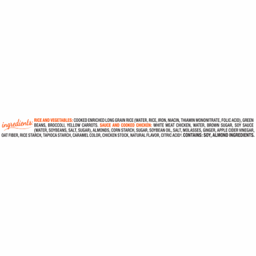 Lean Cuisine Marketplace Chicken With Almonds Frozen Meal Perspective: top