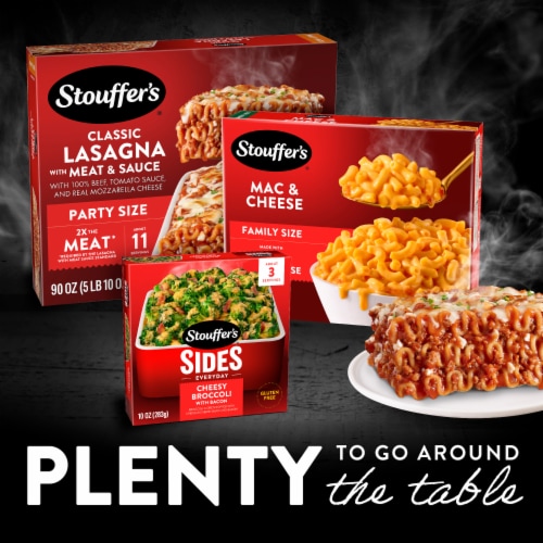 Stouffer's Family Size Lasagna with Meat & Sauce Frozen Meal Perspective: top