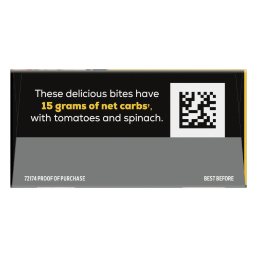 Life Cuisine Tomato & Spinach Egg White Bites Perspective: top
