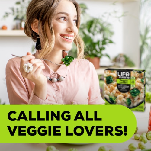 Life Cuisine™ Vermont White Cheddar Mac and Cheese Broccoli Bowl Frozen Meal Perspective: top