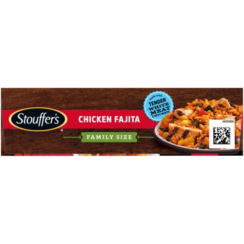 Stouffer's® Chicken Fajita Family Size Frozen Meal Perspective: top