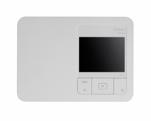 Canon Selphy Compact Photo Printer-White Perspective: top