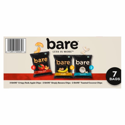 Bare® Less Is More™ Baked Crunchy Variety Pack Chips Perspective: top