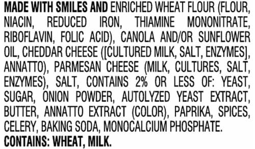 Pepperidge Farm Goldfish Mix Cheddar + Zesty Cheddar + Parmesan Crackers Perspective: top