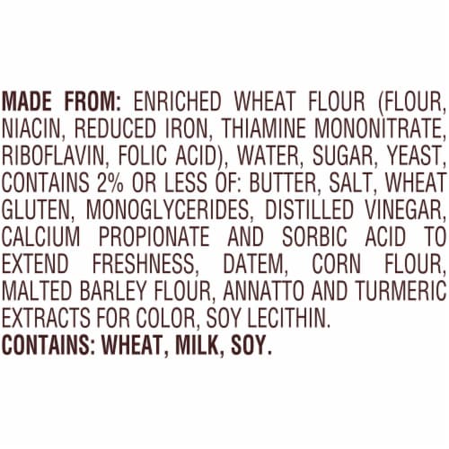 Pepperidge Farm Farmhouse® Butter Bread Perspective: top
