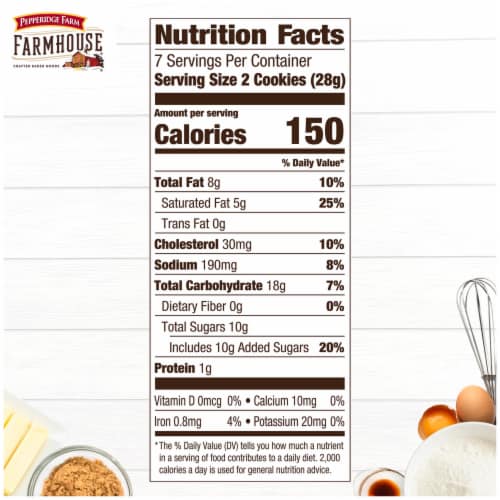 Pepperidge Farm Farmhouse® Thin & Crispy Butter Crisp Cookies Perspective: top