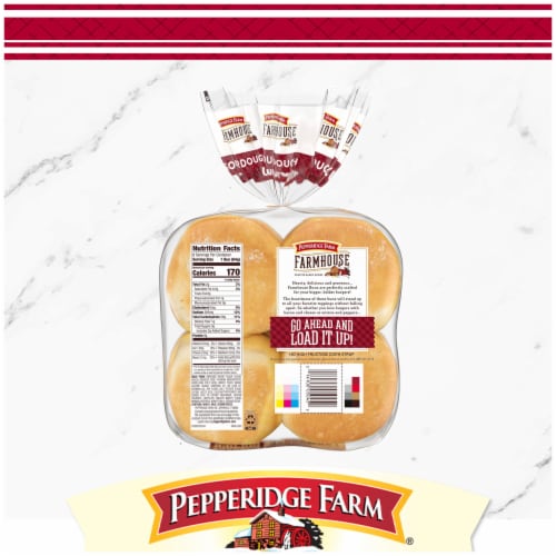Pepperidge Farm® Sourdough Buns Perspective: top