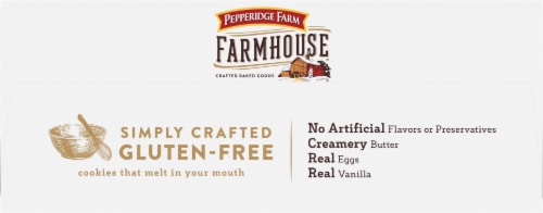 Pepperidge Farm Farmhouse Gluten Free Thin and Crispy Butter Crisp Cookies Perspective: top