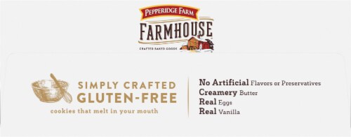 Pepperidge Farm Farmhouse Gluten Free Thin and Crispy Butter Crisp Cookies Perspective: top