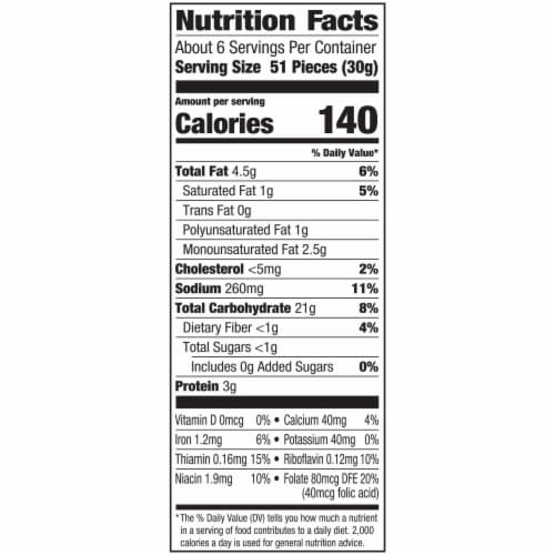 Goldfish® Flavor Blasted Cheddar & Sour Cream Flavored Snack Crackers Perspective: top