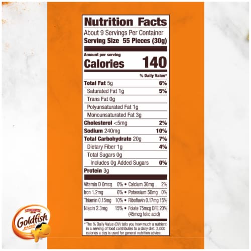 Pepperidge Farm Goldfish Colors Cheddar Family Size Baked Snack Crackers Perspective: top