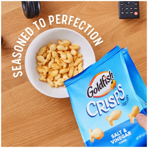Goldfish® Crisps Salt & Vinegar Crisps Crackers Perspective: top