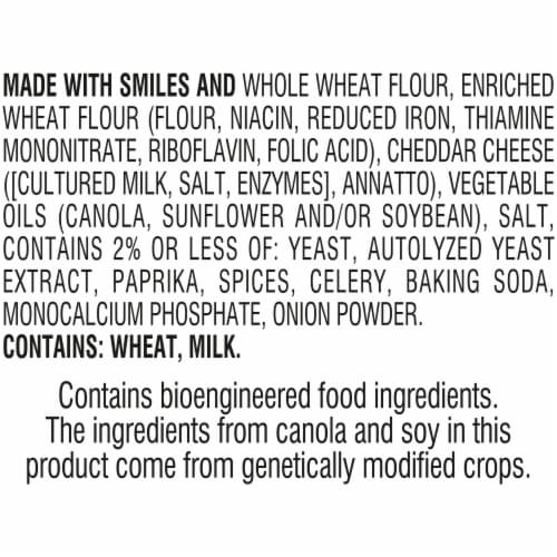 Goldfish® Baked With Whole Grain Cheddar Cheese Crackers Perspective: top