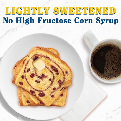 Pepperidge Farm Swirl Lemon Blueberry Flavored Breakfast Bread, 14 Oz Loaf Perspective: top