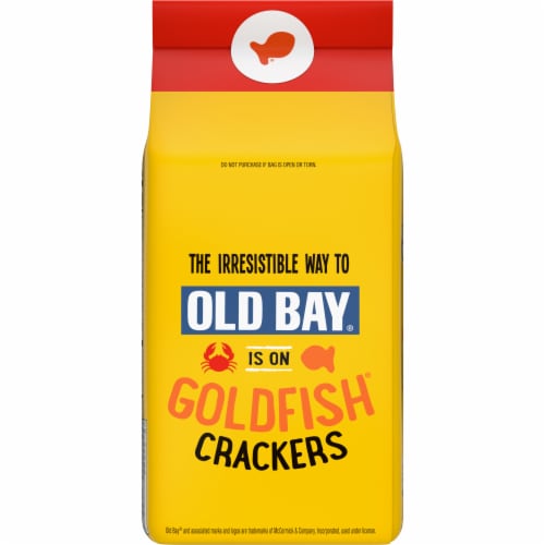Goldfish Limited Edition Old Bay Seasoned Snack Crackers Perspective: top