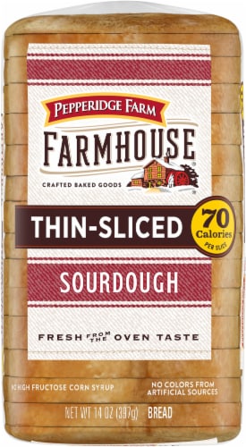 Pepperidge Farm Farmhouse® Thin Sliced Sourdough Bread Perspective: top