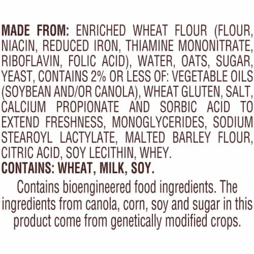 Pepperidge Farm Farmhouse® Homestyle Oat Bread Perspective: top