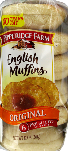 Pepperidge Farm Original English Muffins Perspective: top