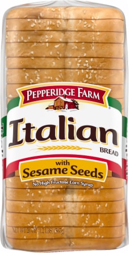 Pepperidge Farm® Italian Bread with Sesame Seeds Perspective: top