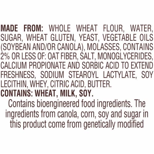 Pepperidge Farm Farmhouse 100% Whole Wheat Bread, 24 Oz Loaf Perspective: top