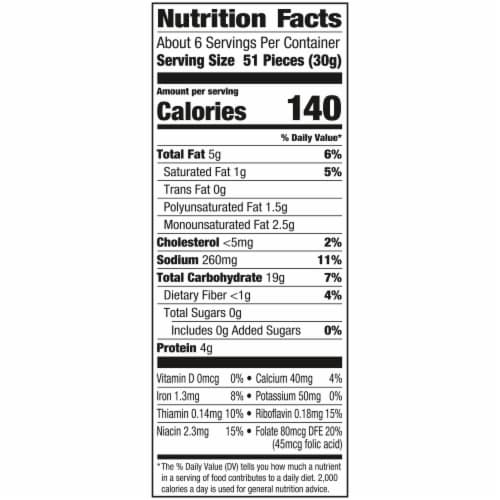 Goldfish Flavor Blasted Xtra Cheddar Cheese Crackers Perspective: top