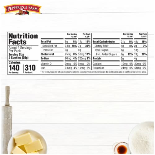 Pepperidge Farm Chessmen Minis Butter Cookies, Snack Pack, 2.25 Oz Perspective: top