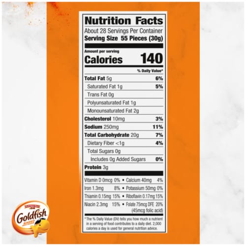 Pepperidge Farm® Goldfish® Cheddar Cheese Crackers Perspective: top