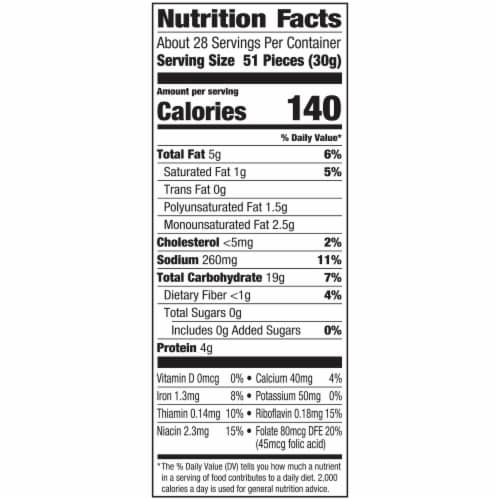 Goldfish Flavor Blasted Xtra Cheddar Cheese Crackers Perspective: top