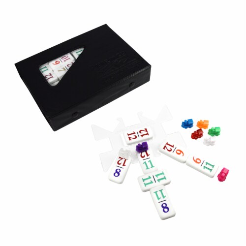University Games Premium Double 12 Set Dominoes Perspective: top