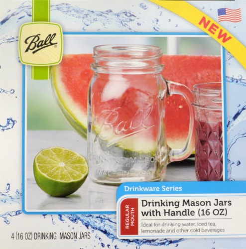 Hearthmark Ball Drinking Jars Perspective: top