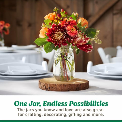 Ball® Glass Mason Jar Lids and Bands, Regular Mouth, Set of 12 Perspective: top