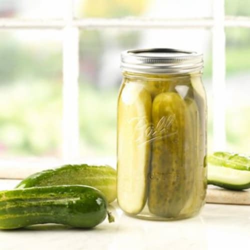 Ball® Wide Mouth Quart Jars Perspective: top