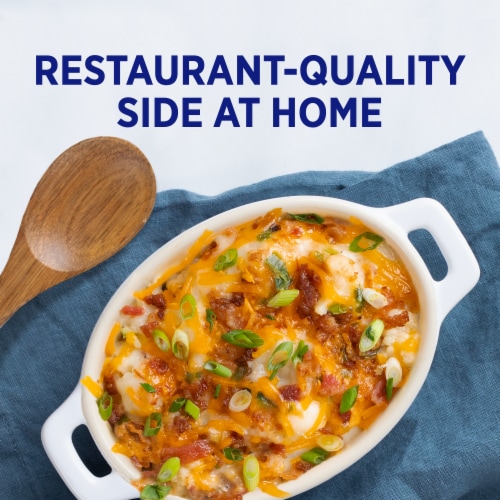 Birds Eye Bacon Cheddar Cauliflower Bake Frozen Vegetables Perspective: top