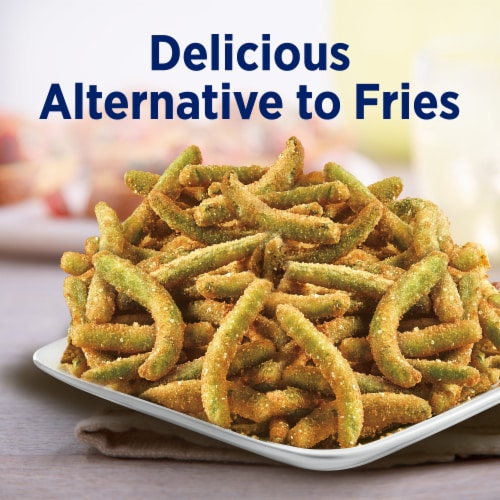 Birds Eye Crispy Green Beans Frozen Vegetables Perspective: top