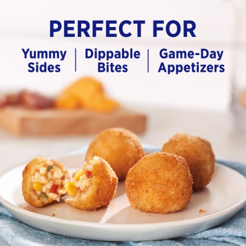Birds Eye Southwest Style Loaded Cauliflower Bites Frozen Snacks Perspective: top