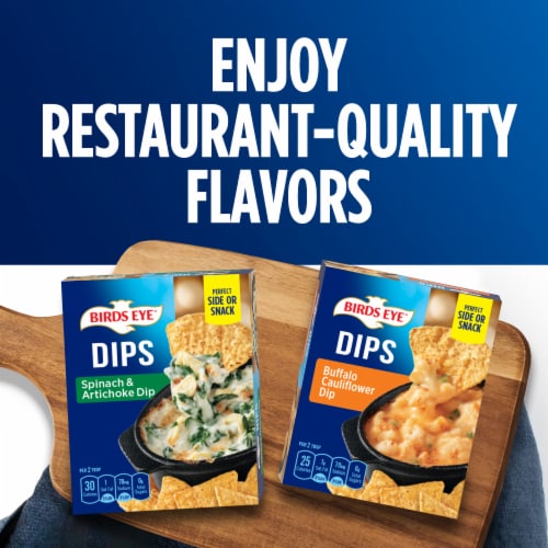 Birds Eye Frozen Spinach & Artichoke Dip Perspective: top