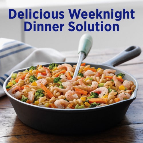 Birds Eye Voila! Garlic Shrimp Frozen Meal Perspective: top