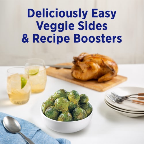 Birds Eye Steamfresh Sea Salt & Cracked Pepper Brussels Sprouts Frozen Vegetable Perspective: top
