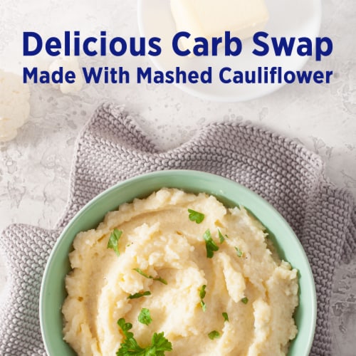 Birds Eye Mashed Cauliflower Frozen Vegetables Perspective: top