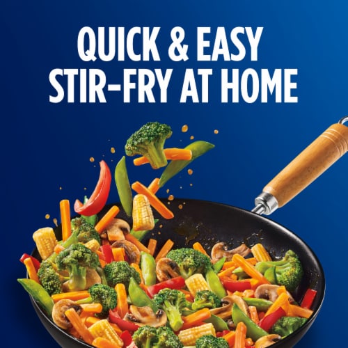 Birds Eye Asian Style Stir Fry Vegetables Frozen Vegetables Perspective: top