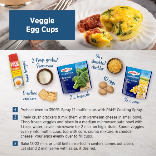 Birds Eye Steamfresh Gold And White Corn Frozen Vegetable Perspective: top