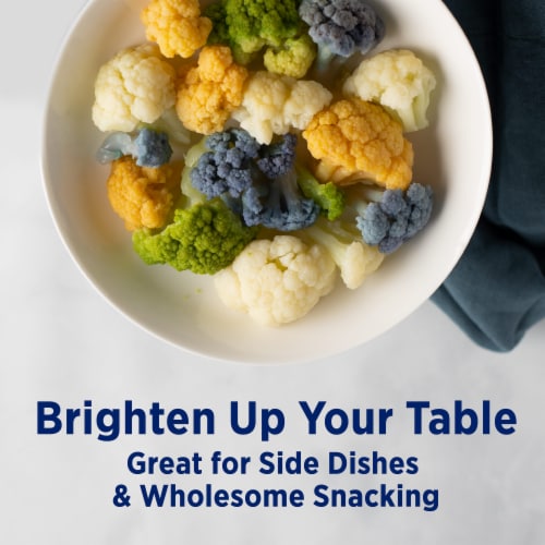 Birds Eye Steamfresh Rainbow Cauliflower Frozen Vegetables Perspective: top